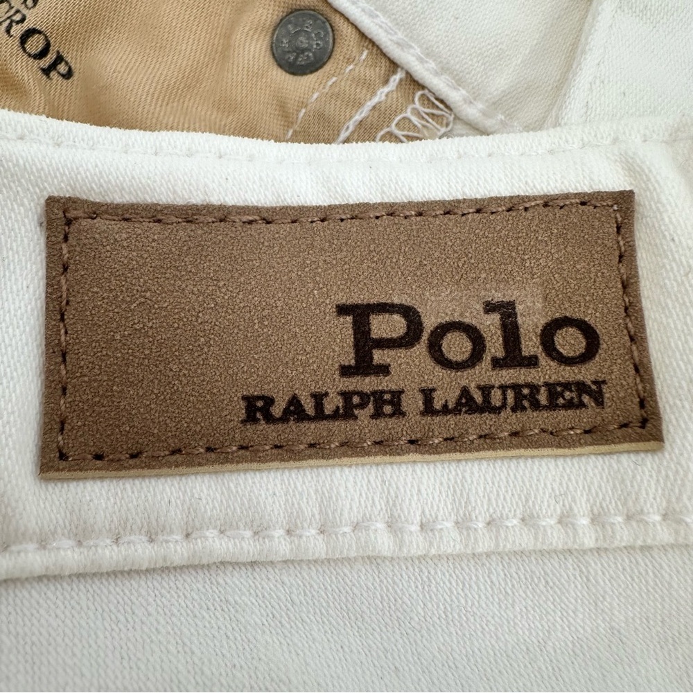 Ralph Lauren NWT The Tompkins Skinny Crop White Jeans Size 26 - Picture 16 of 16